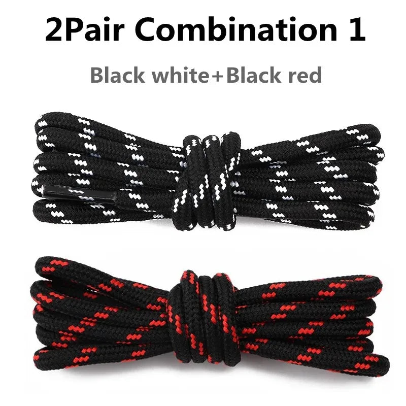 Round Sports Shoelaces 4/10PCS – Durable Hiking Shoe Laces 100–160CM