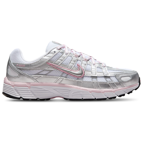 Nike P-6000 unisex trainers in silver and pink