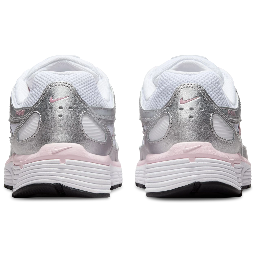 Nike P-6000 unisex trainers in silver and pink
