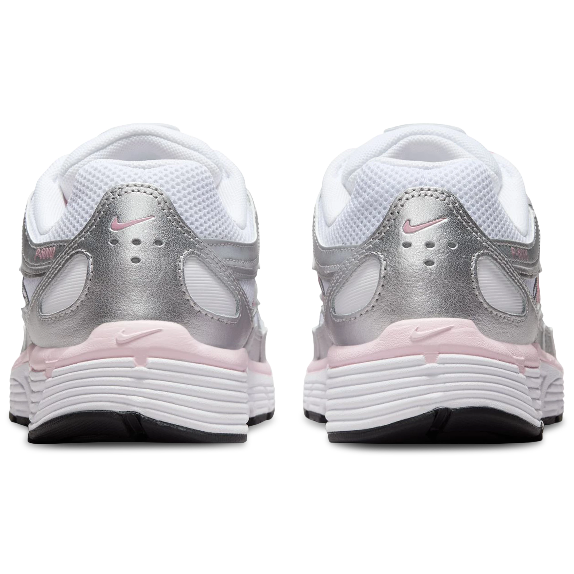 Nike P-6000 unisex trainers in silver and pink