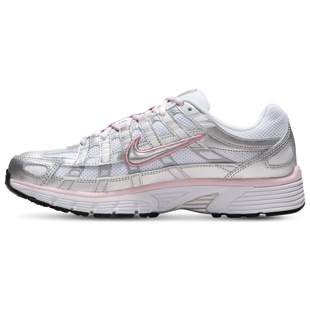 Nike P-6000 unisex trainers in silver and pink