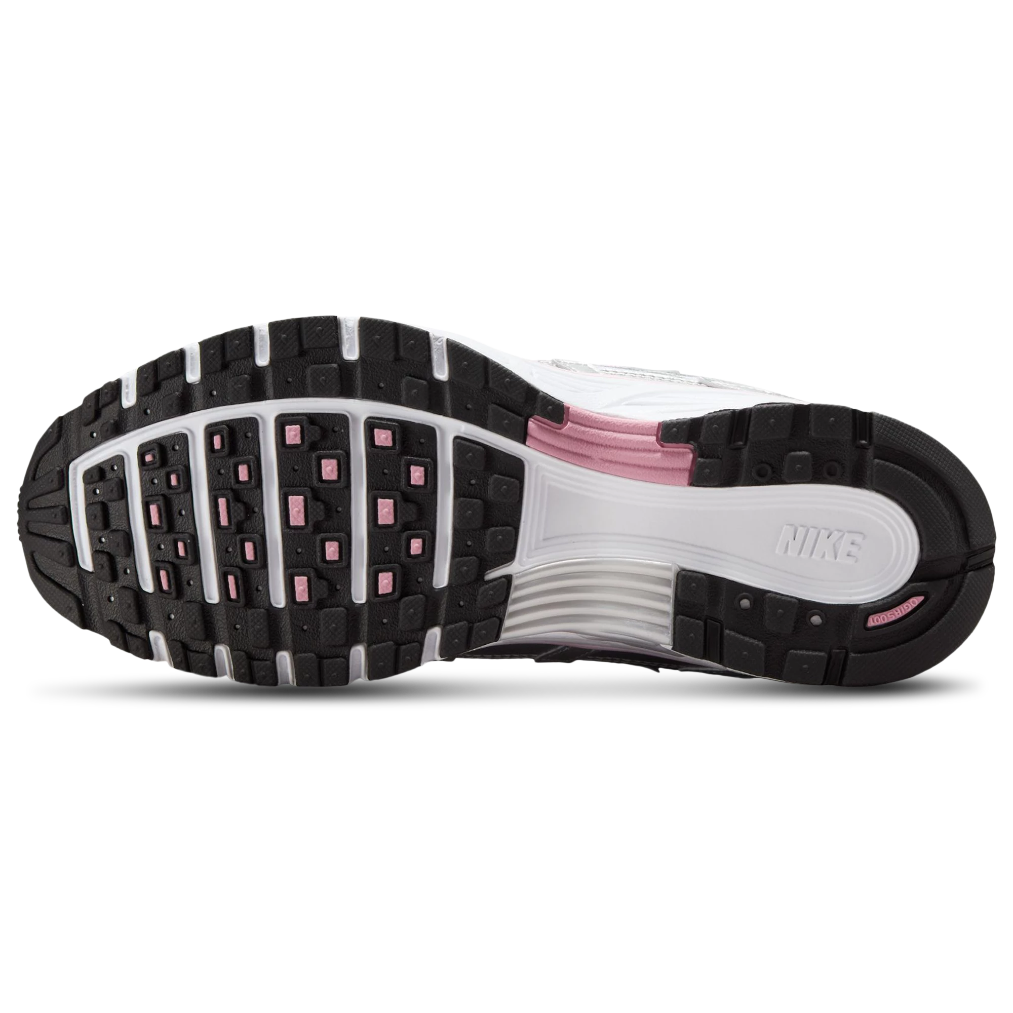 Nike P-6000 unisex trainers in silver and pink