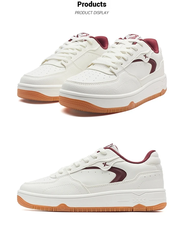 Men’s Skateboarding Shoes Spring Lace Up Comfortable Street Style Sneakers
