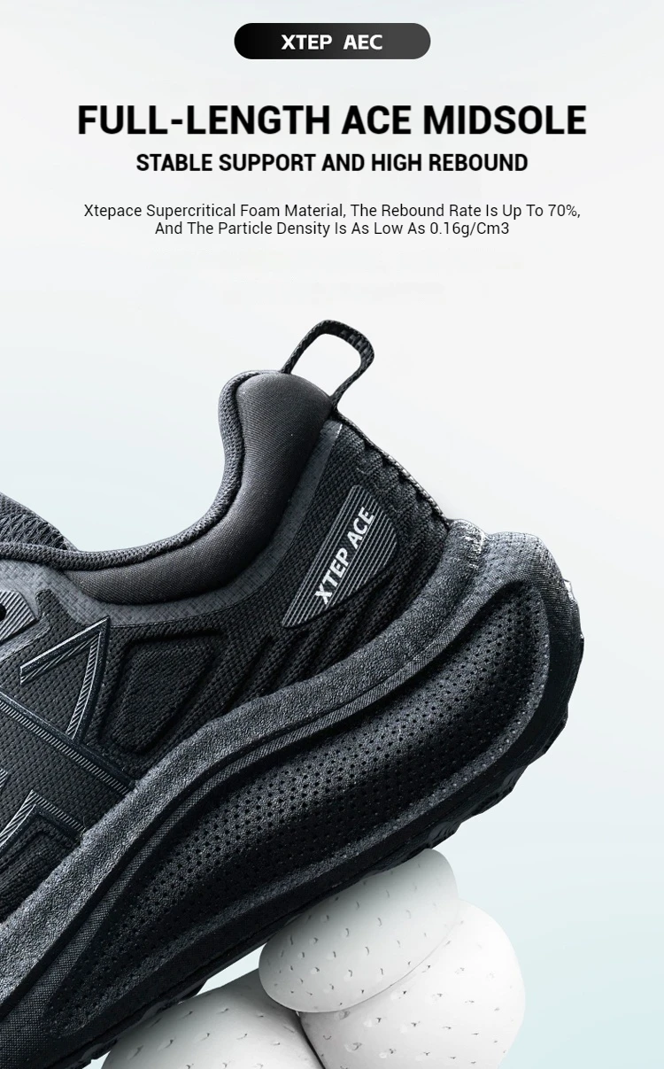 Men Winter Breathable Running Shoes Shock Absorption Sports Sneakers