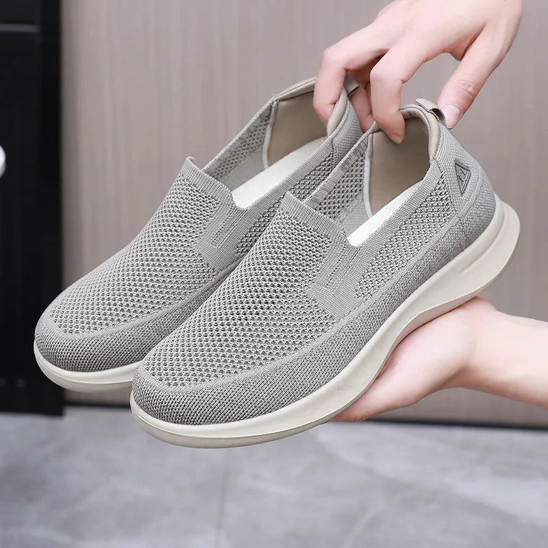 Men's Shoes Casual Shoes Summer New Mesh Breathable Men's Shoes Walking Shoes Lightweight Non-slip Soft Sole Men's Shoes