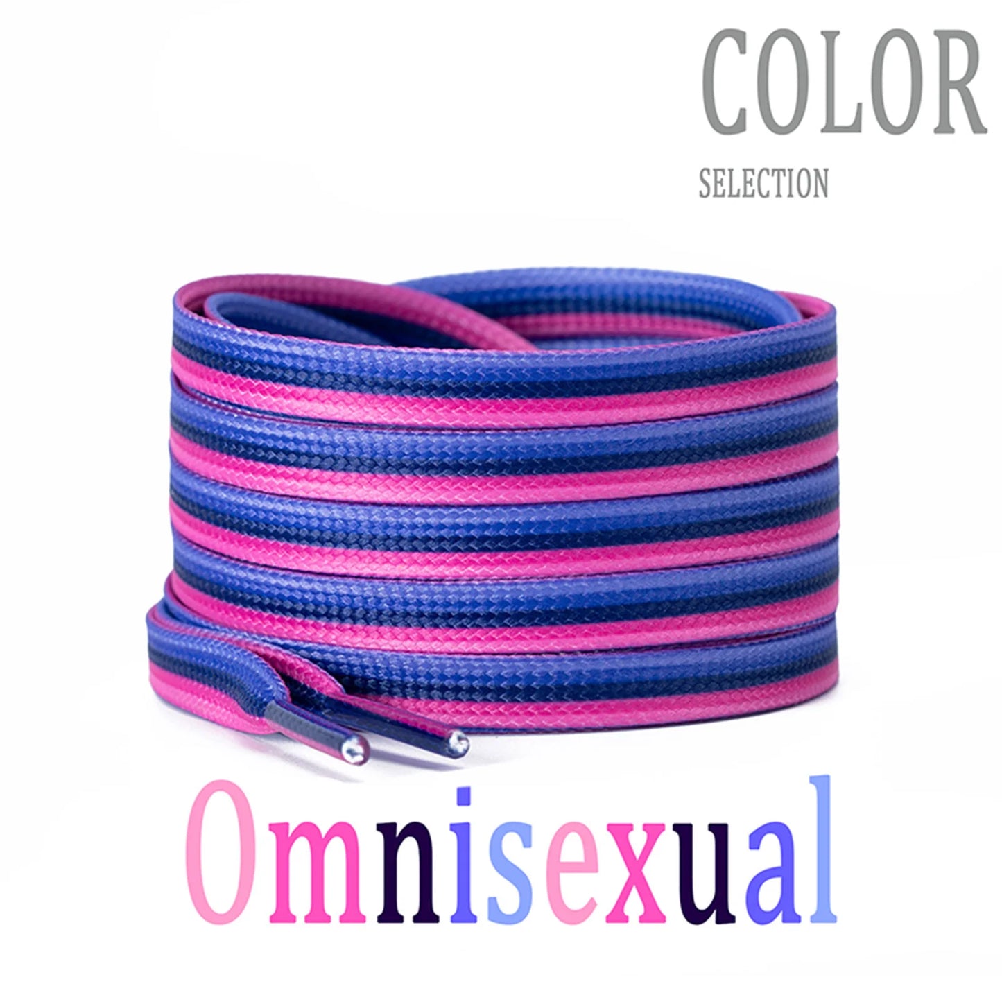 Rainbow Shoelaces Long Rainbow Shoelaces for Sneakers Colored Shoe Laces for Sneakers Colorful Rainbow LGBTQ Pride Shoe Laces