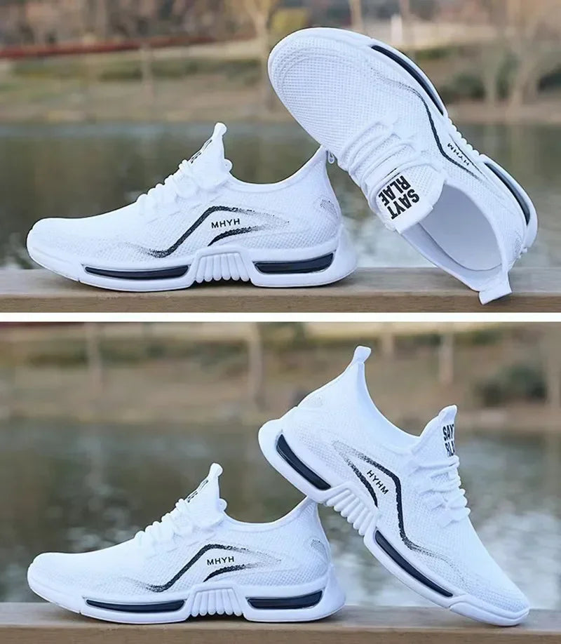 Men’s Slip-On Running Sneakers – Breathable, Non-Slip Sports & Walking Shoes