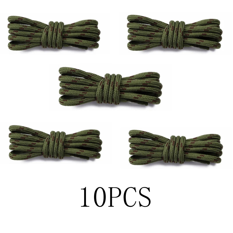 Round Sports Shoelaces 4/10PCS – Durable Hiking Shoe Laces 100–160CM