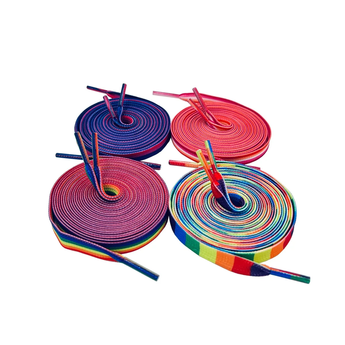 Rainbow Shoelaces Long Rainbow Shoelaces for Sneakers Colored Shoe Laces for Sneakers Colorful Rainbow LGBTQ Pride Shoe Laces