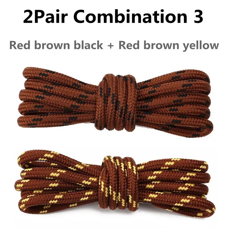 Round Sports Shoelaces 4/10PCS – Durable Hiking Shoe Laces 100–160CM