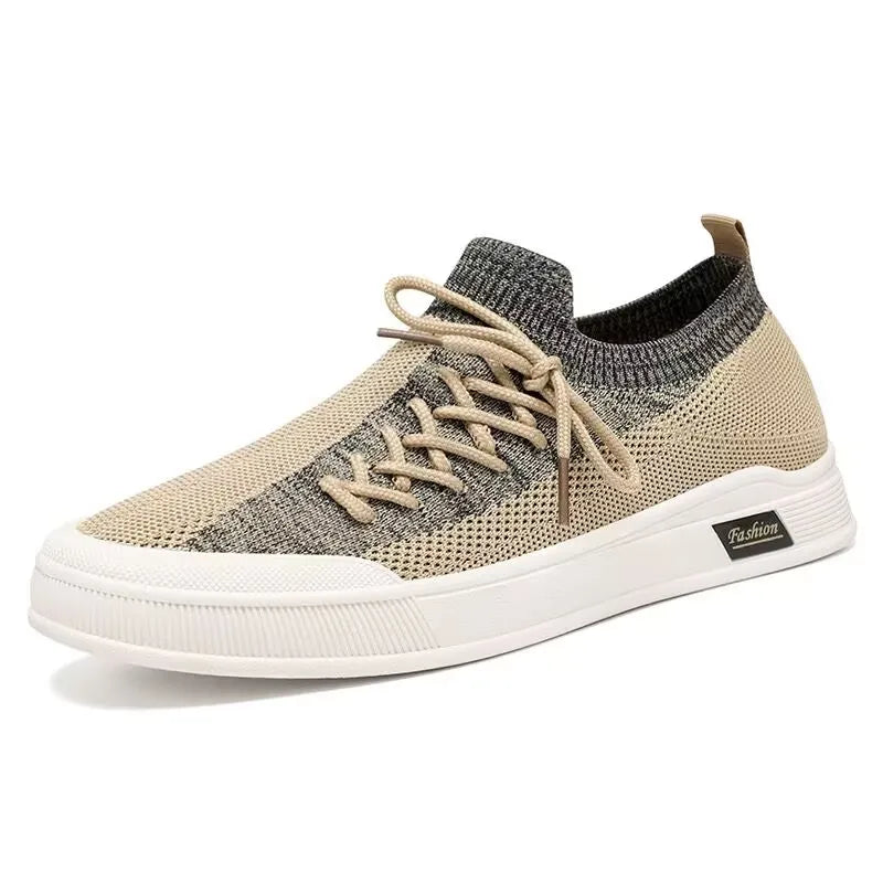 Men's Shoes Summer Mesh Knitted Breathable Sports Casual Shoes