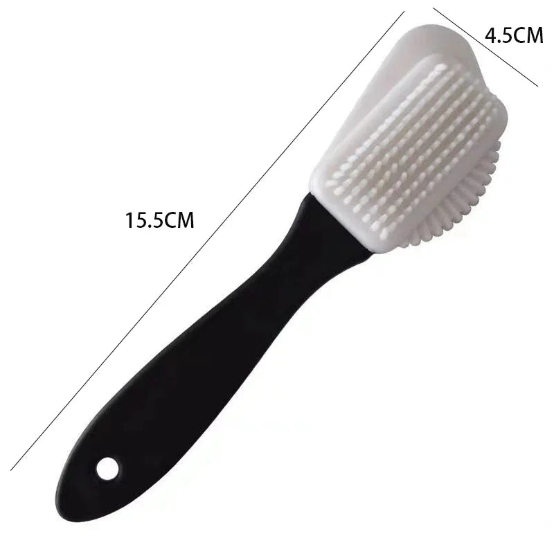 3 in 1 Suede & Nubuck Shoe Brush Multi Material Cleaner for Stains & Dust