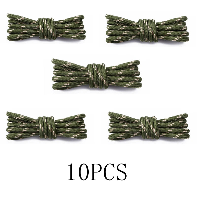Round Sports Shoelaces 4/10PCS – Durable Hiking Shoe Laces 100–160CM