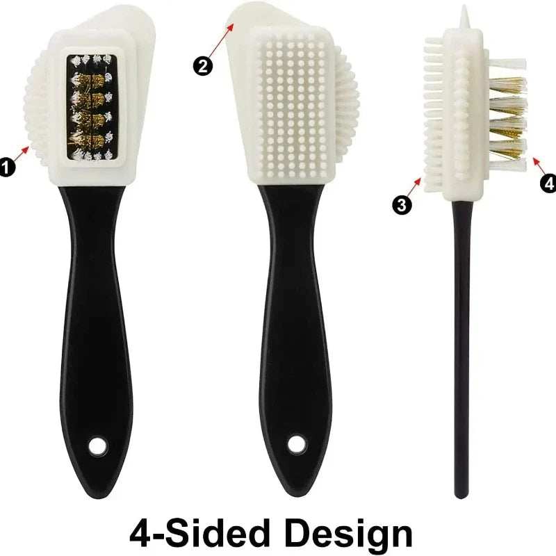 3 in 1 Suede & Nubuck Shoe Brush Multi Material Cleaner for Stains & Dust