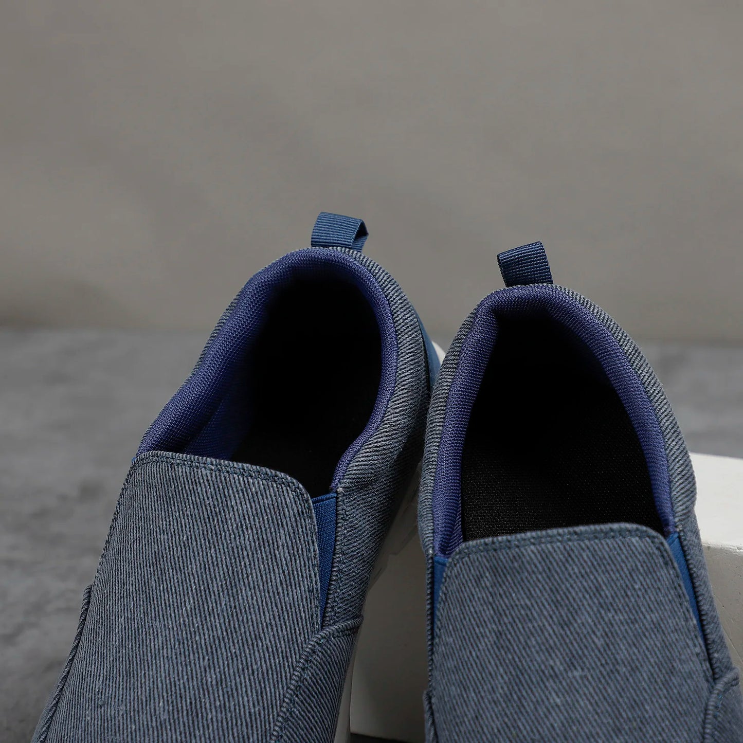 Mens Summer Canvas Loafers Breathable Comfortable Slip On Walking Shoes