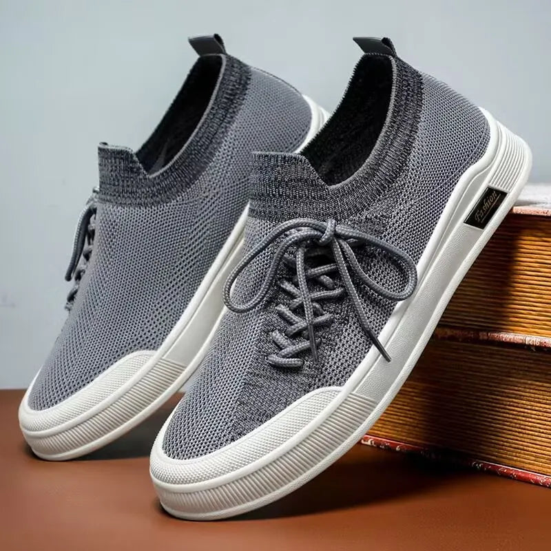 Men's Shoes Summer Mesh Knitted Breathable Sports Casual Shoes