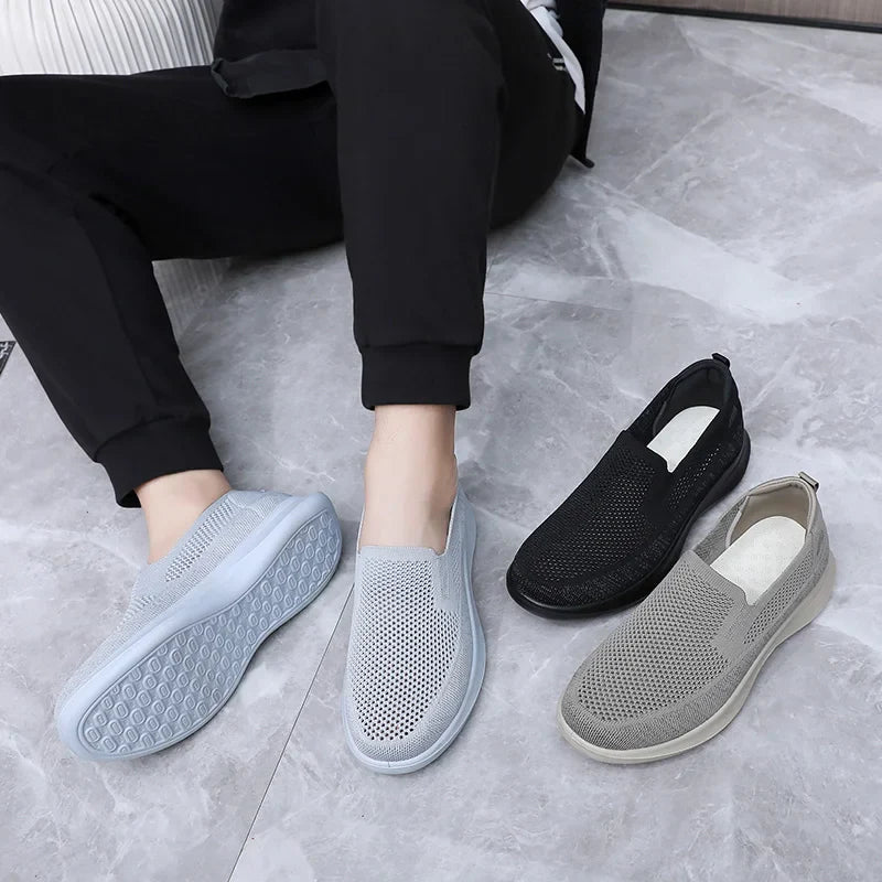 Men's Shoes Casual Shoes Summer New Mesh Breathable Men's Shoes Walking Shoes Lightweight Non-slip Soft Sole Men's Shoes
