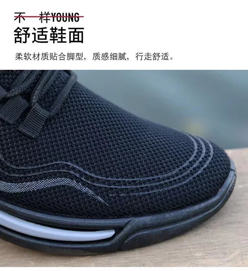 Men’s Slip-On Running Sneakers – Breathable, Non-Slip Sports & Walking Shoes