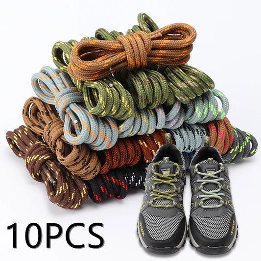 Round Sports Shoelaces 4/10PCS – Durable Hiking Shoe Laces 100–160CM