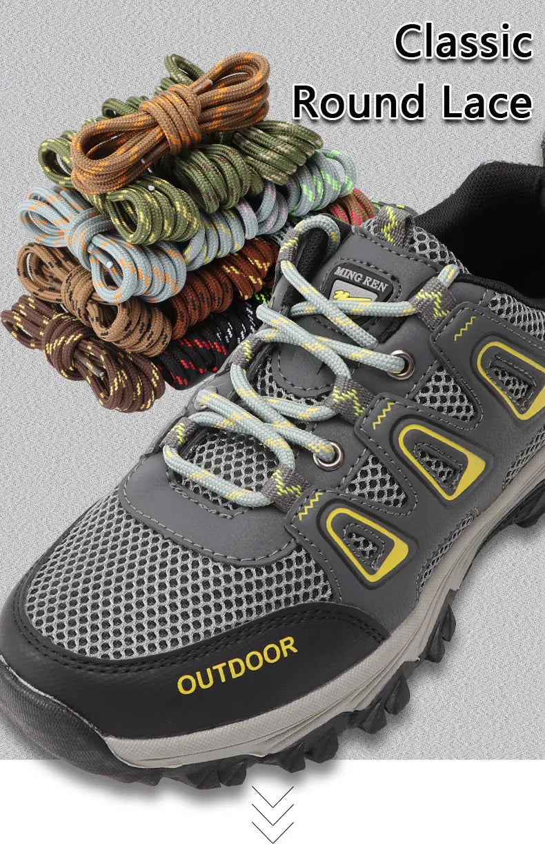 Round Sports Shoelaces 4/10PCS – Durable Hiking Shoe Laces 100–160CM