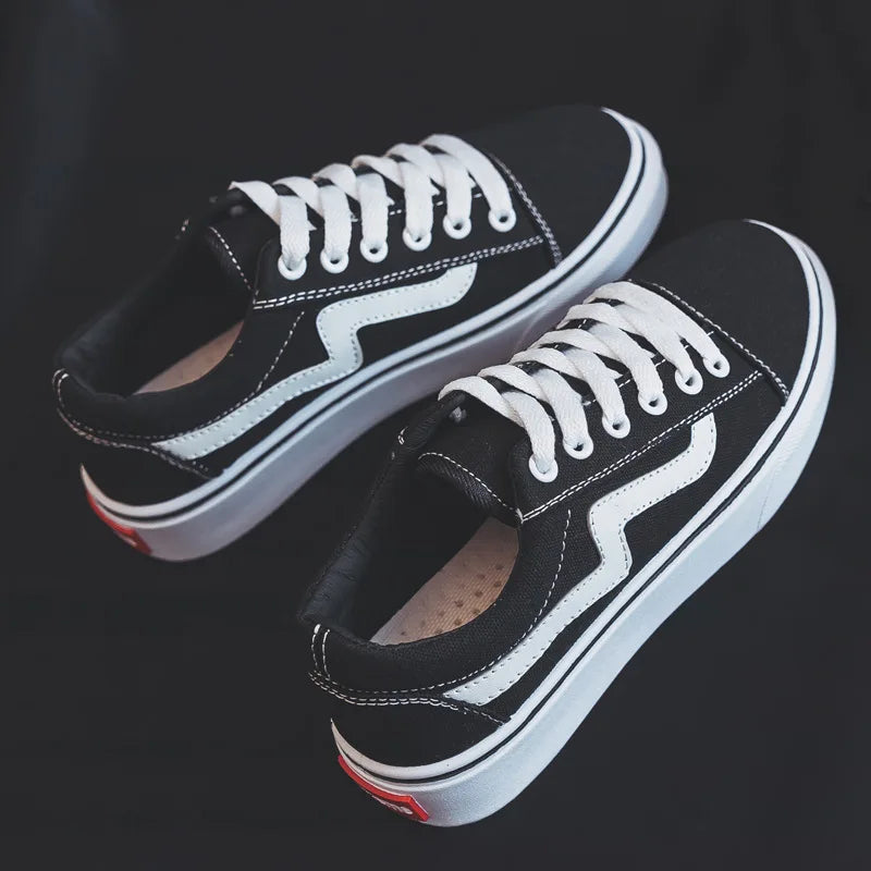 2023 Women’s Denim Canvas Sneakers – Casual Platform Vulcanized Shoes