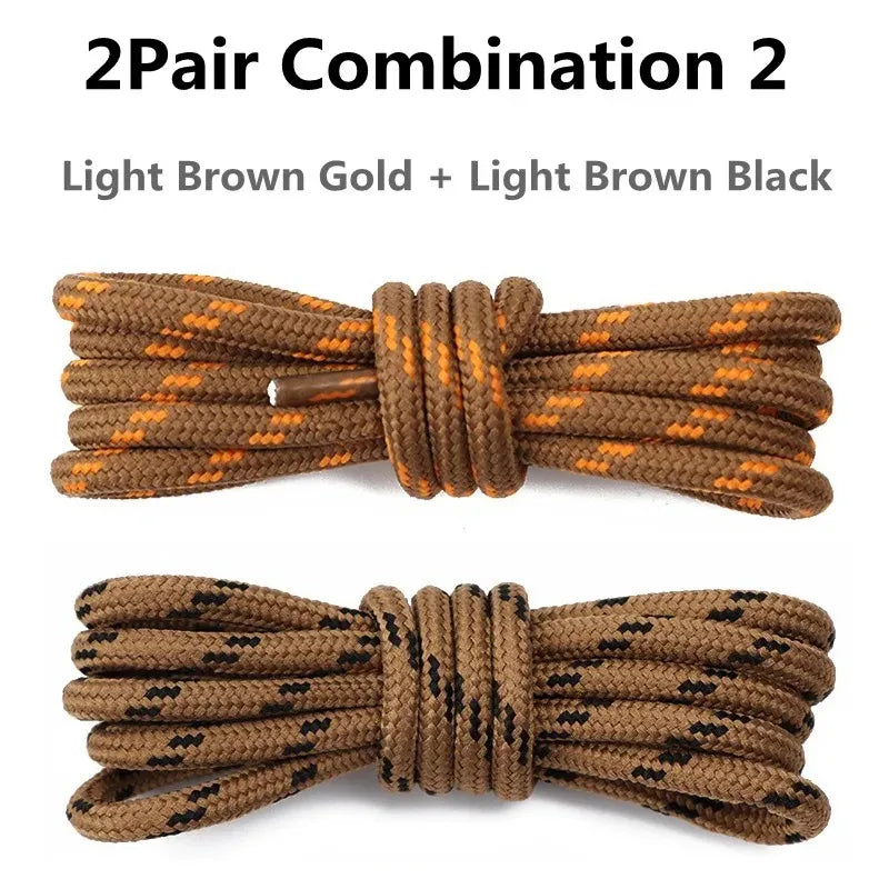 Round Sports Shoelaces 4/10PCS – Durable Hiking Shoe Laces 100–160CM