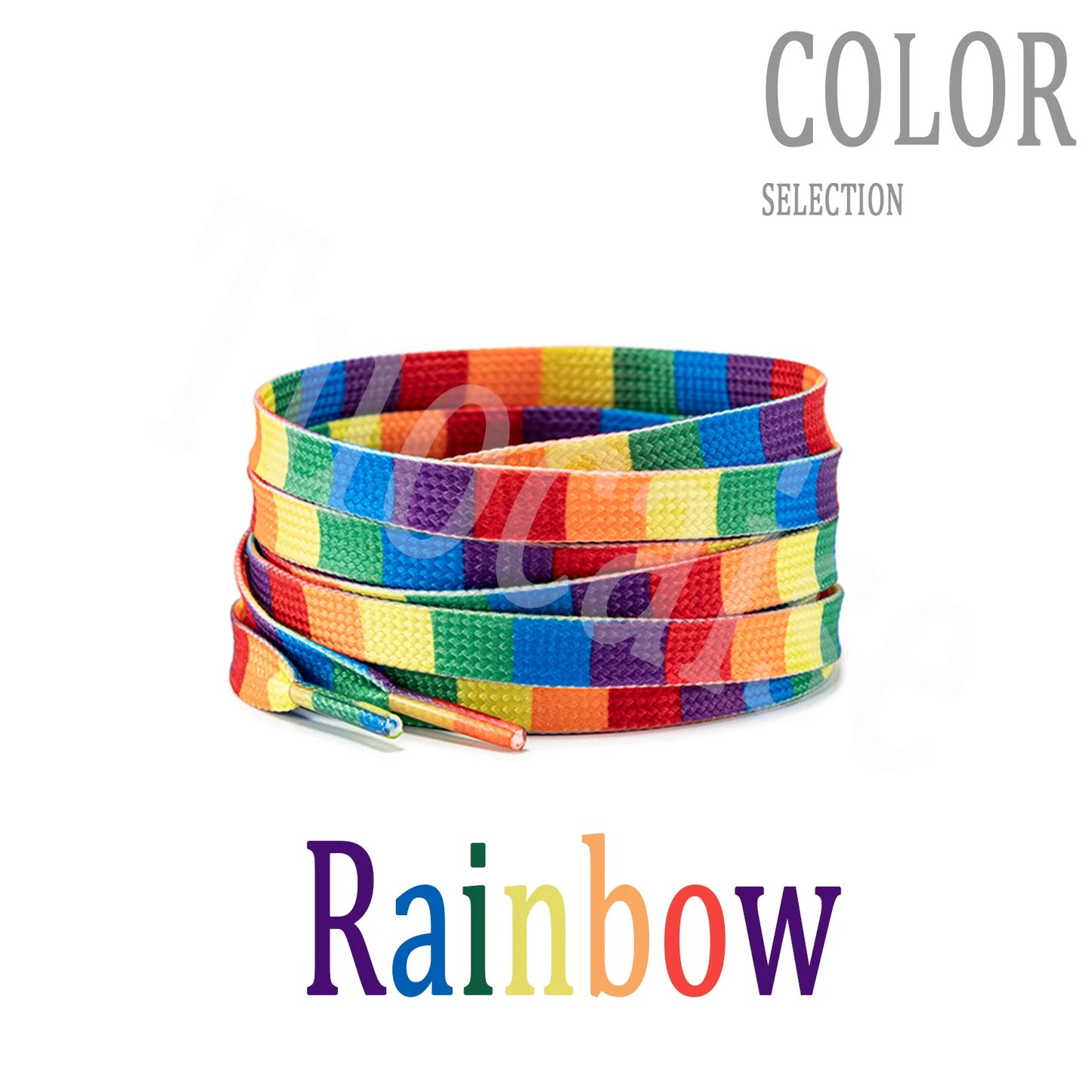 Rainbow Shoelaces Long Rainbow Shoelaces for Sneakers Colored Shoe Laces for Sneakers Colorful Rainbow LGBTQ Pride Shoe Laces