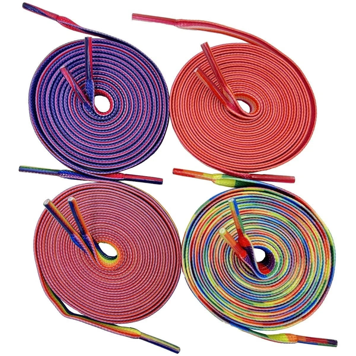 Rainbow Shoelaces Long Rainbow Shoelaces for Sneakers Colored Shoe Laces for Sneakers Colorful Rainbow LGBTQ Pride Shoe Laces