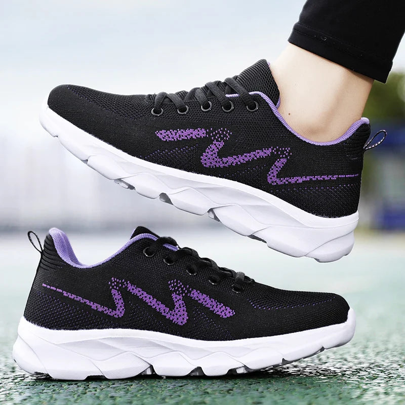 2024 Womens Trendy Sneakers Comfortable Breathable Casual Sport Shoes