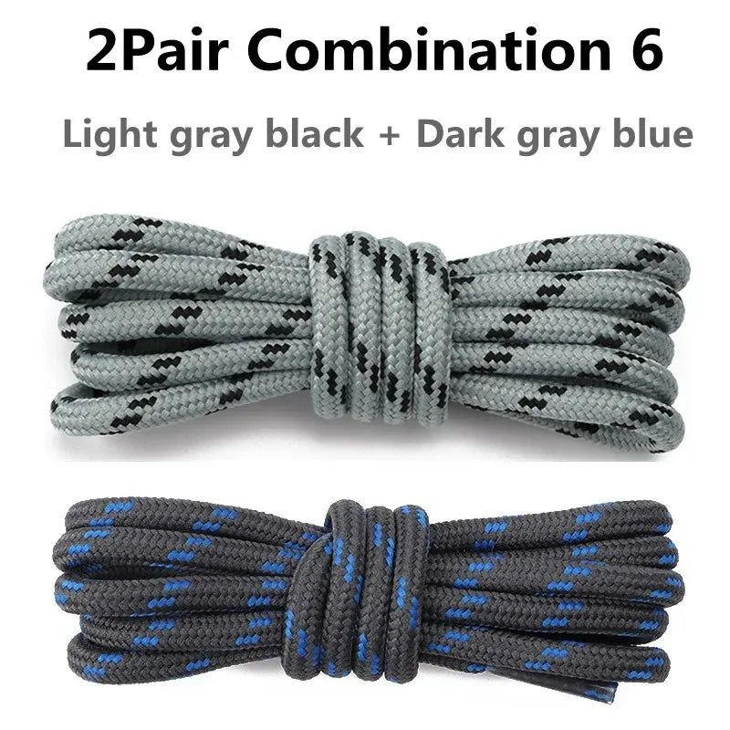 Round Sports Shoelaces 4/10PCS – Durable Hiking Shoe Laces 100–160CM