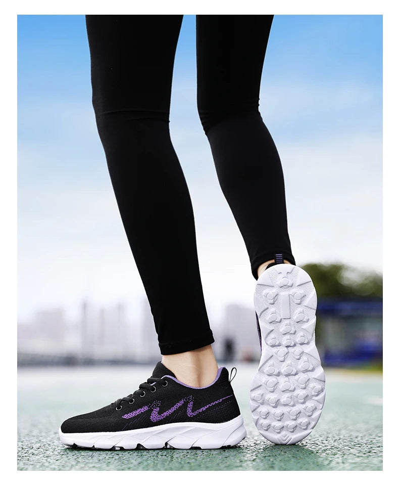 2024 Womens Trendy Sneakers Comfortable Breathable Casual Sport Shoes