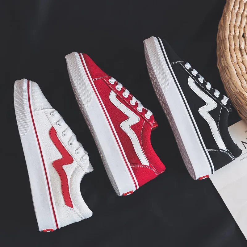 2023 Women’s Denim Canvas Sneakers – Casual Platform Vulcanized Shoes