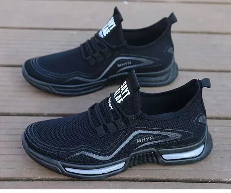 Men’s Slip-On Running Sneakers – Breathable, Non-Slip Sports & Walking Shoes